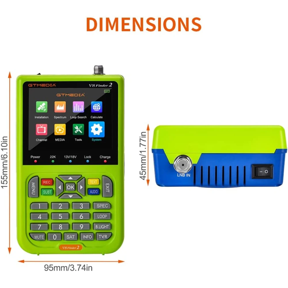 Freesat V8 Finder Satfinder HD DVB-S/S2 portabel