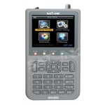 Medidor de señal Satlink WS-6926 HD para TV satélite en uso