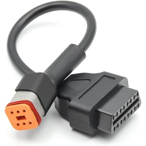 Harley Davidson OBD1 6-Pin auf OBDII 16-Pin Adapterkabel für Diagnose