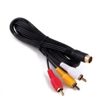 Cable AV Sega Saturn de 1,8 metros para conexión a televisión
