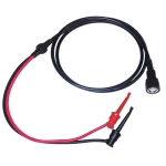 RG58 Koaxialkabel BNC auf Testclips für Elektronik und Messtechnik