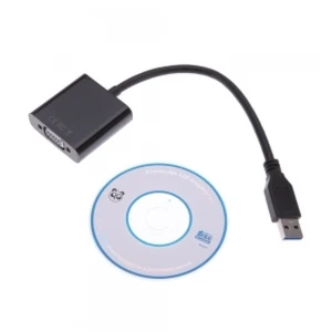 satkit USB 3.0 auf VGA Konverterkabel für Monitor 1080p - satkit