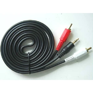 3,5mm Klinke auf 2 RCA Kabel 1,5m für Audioverbindung