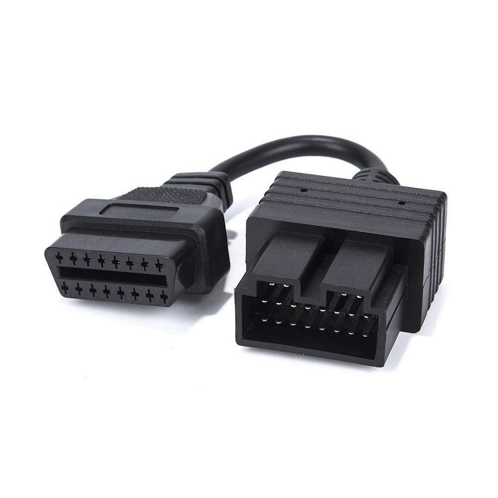 Kia OBD1-OBD2 Kabel: Diagnoseadapter 20Pin auf 16Pin kompatibel mit KIA