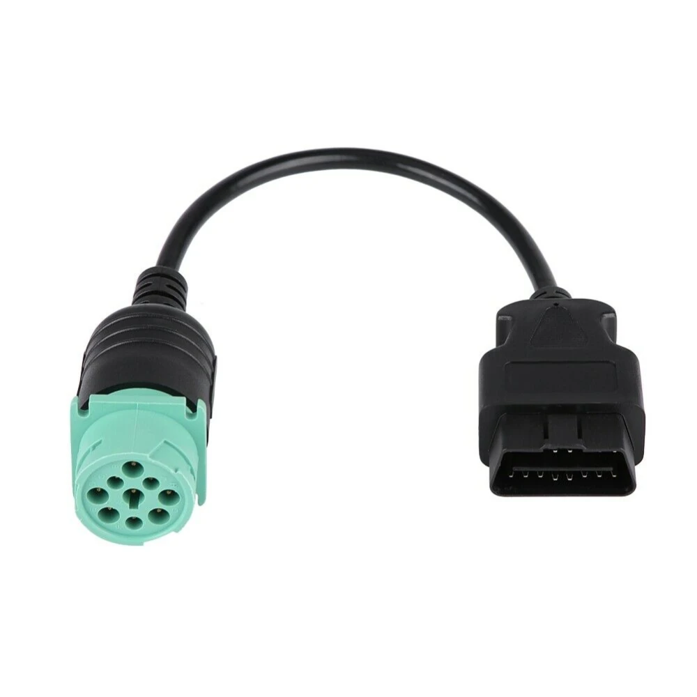 OBD2 9-Pin auf 16-Pin Kabel für Cummins Lkw – Profi-Diagnoseadapter