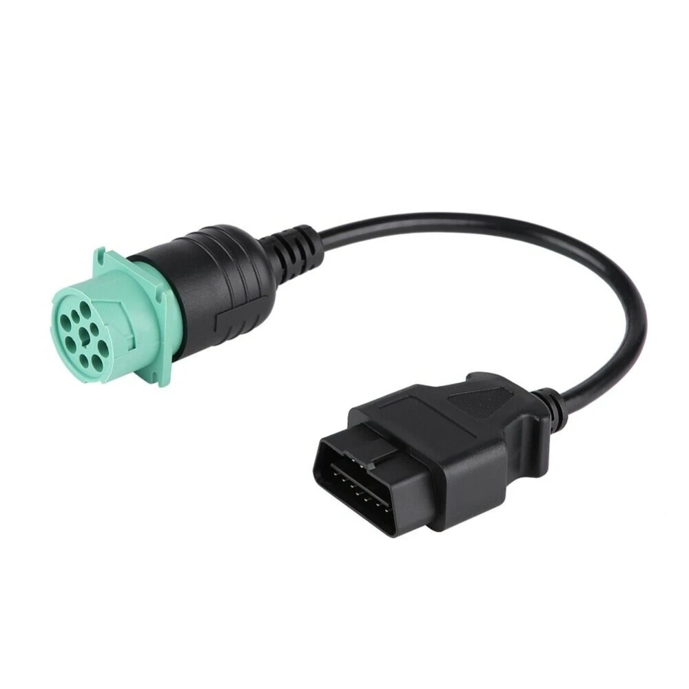 OBD2 9-Pin auf 16-Pin Kabel für Cummins Lkw – Profi-Diagnoseadapter