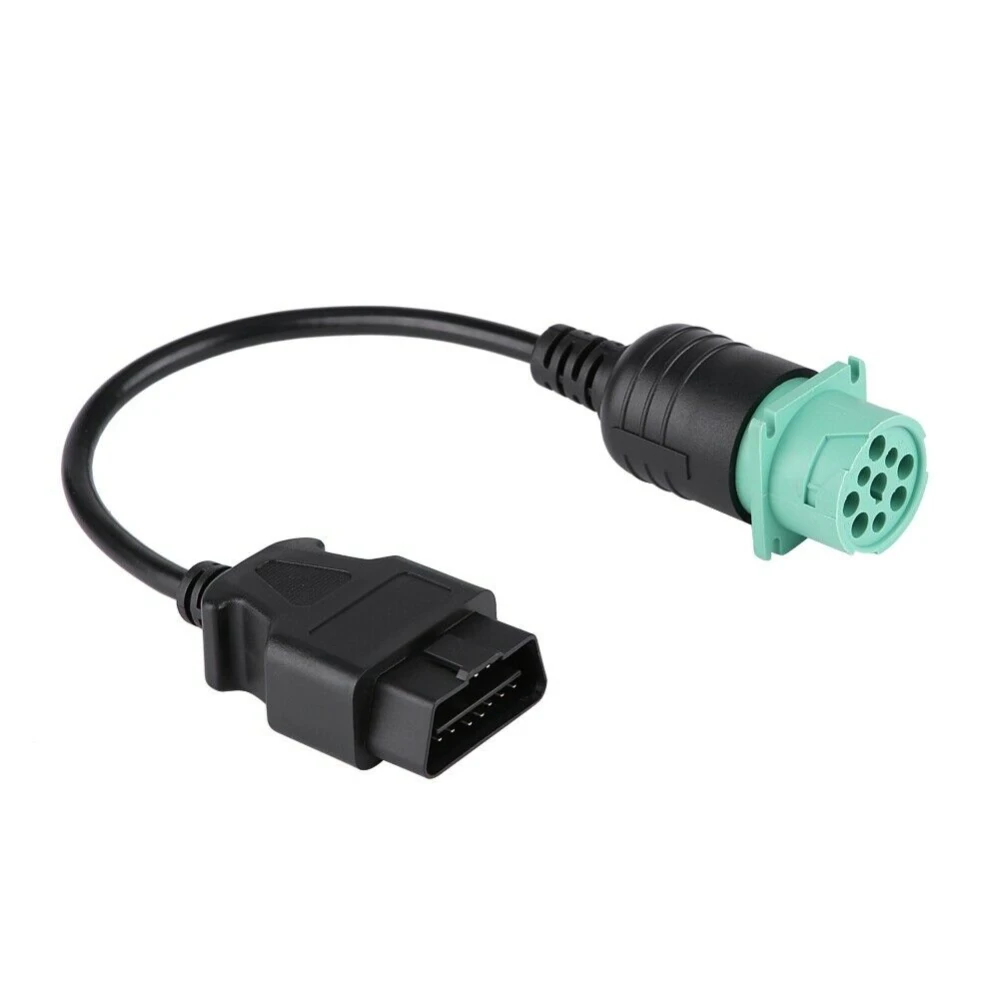 OBD2 9-Pin auf 16-Pin Kabel für Cummins Lkw – Profi-Diagnoseadapter