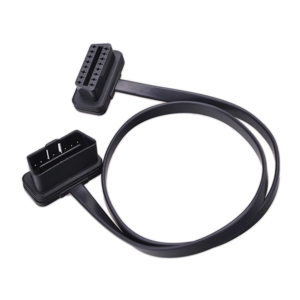 OBD2-Verlängerungskabel 60cm mit 90-Grad-Winkel für einfache Verbindung