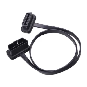 OBD2-Verlängerungskabel 60cm mit 90-Grad-Winkel für einfache Verbindung