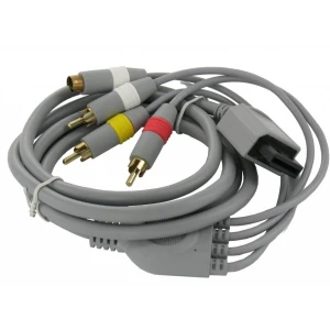 Nintendo Wii S-Video-Kabel für bessere Bild- und Tonqualität
