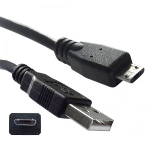satkit USB 2.0 auf Micro-USB Kabel 1m M/M - satkit für Handys und Tablets