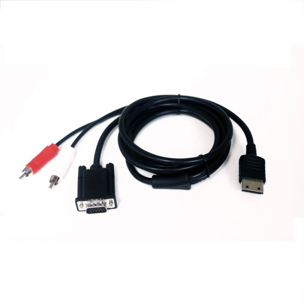 Sega Dreamcast VGA-Kabel mit Audio für TV- und Monitoranschluss