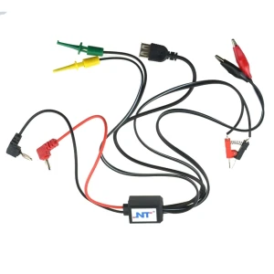 Mlink Excel Netzteilkabel für regelbares Netzteil mit USB, Krokodilklemmen und Clips