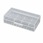 Batteriehalter-Box 2× 20700 21700 Transparenter Kunststoff Aufbewahrung