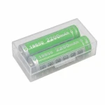 Batteriehalter-Box 2× 20700 21700 Transparenter Kunststoff Aufbewahrung