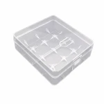 Batteriehalter-Box 4× 18650 Transparenter Kunststoff Aufbewahrung Schutz