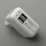 Dual-USB-Netzladegerät 2,1A und 1A für Tablets und Handys