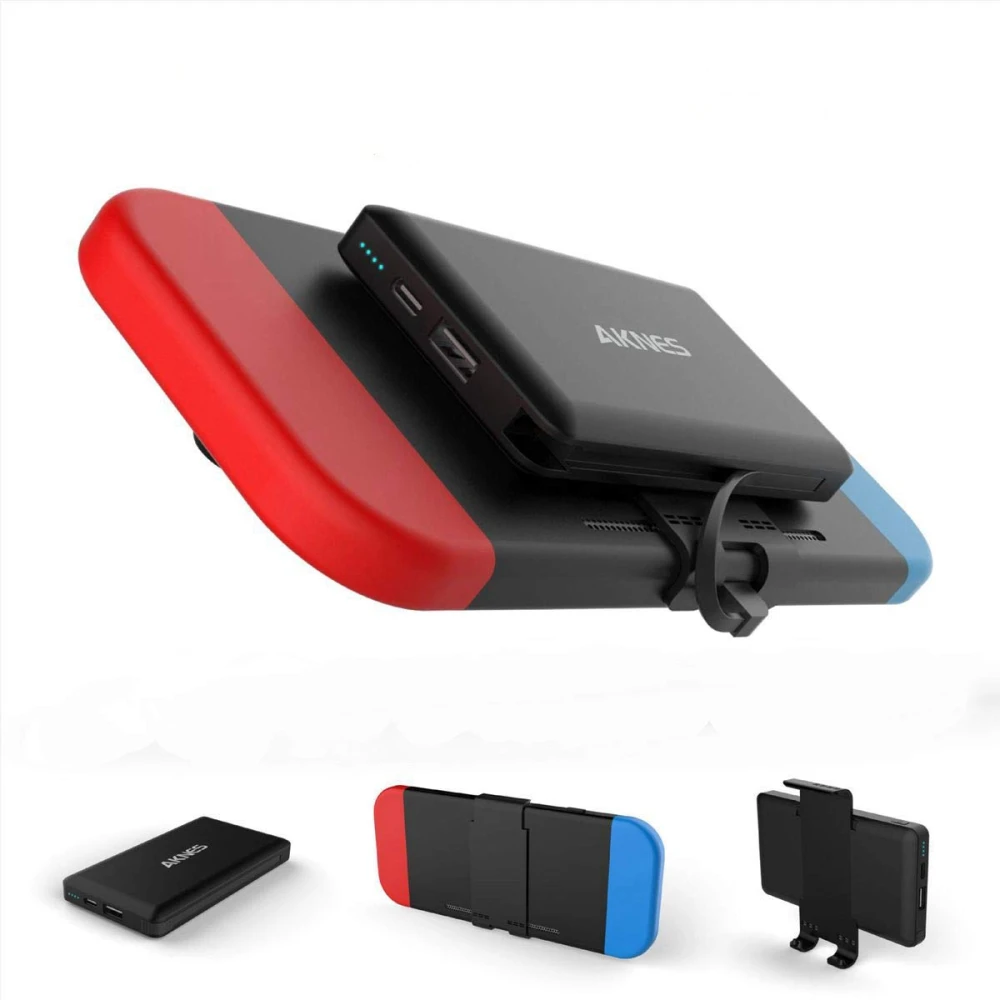 Powerbank für Nintendo Switch 10000mAh kompakt schwarz