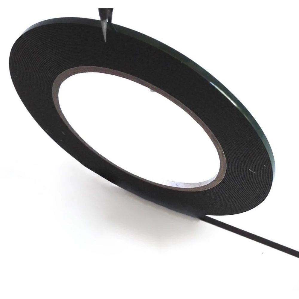 Doppelseitiges Klebeband aus schwarzem Schaum 3mm 20 Meter für Handyreparatur