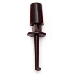 Prüfspitzen-Clip 4 cm schwarz mit einfachem Haken satkit