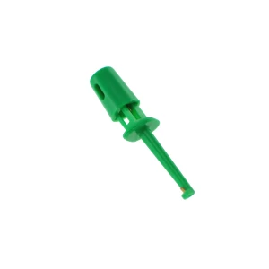 Grüner Prüfspitzen-Clip mit einfachem Haken 4cm