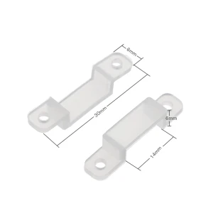 Transparenter Silikon-Befestigungsclip für LED-Streifen 12V