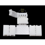 LED T-Verbindungsstück 4 Pin 10mm 5050 RGB für LED-Streifen YourLed