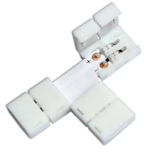 LED Clip-T-Verbinder 10mm 2 Pin 5050/5630 RGB für LED-Streifen