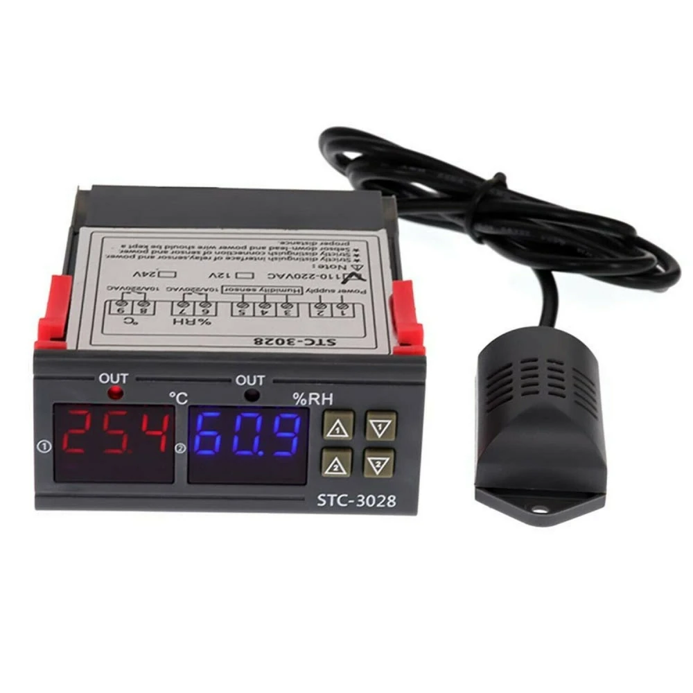 Digitaler Temperatur- und Feuchtigkeitsregler STC-3028 220V