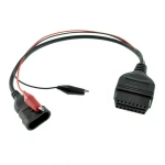 Fiat Alfa Lancia 3-Pin auf 16-Pin OBDII Adapter für die Fahrzeugdiagnose