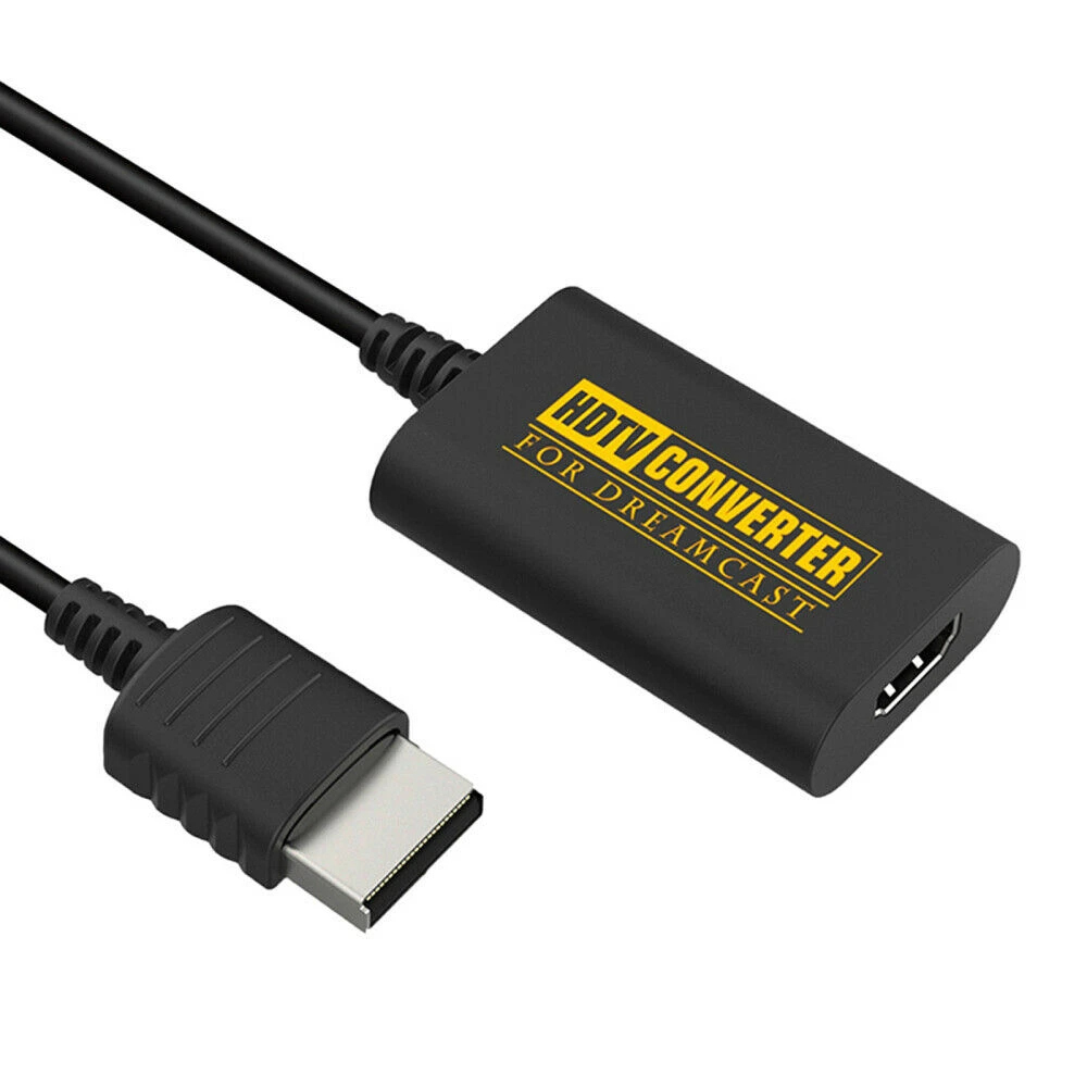 Dreamcast HDMI-Konverter – HDTV-Adapter mit HDMI-Kabel für Ihre Konsole