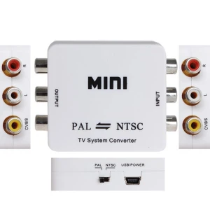 Bidirektionaler PAL-zu-NTSC-Konverter für TV - Videoformat-Adapter
