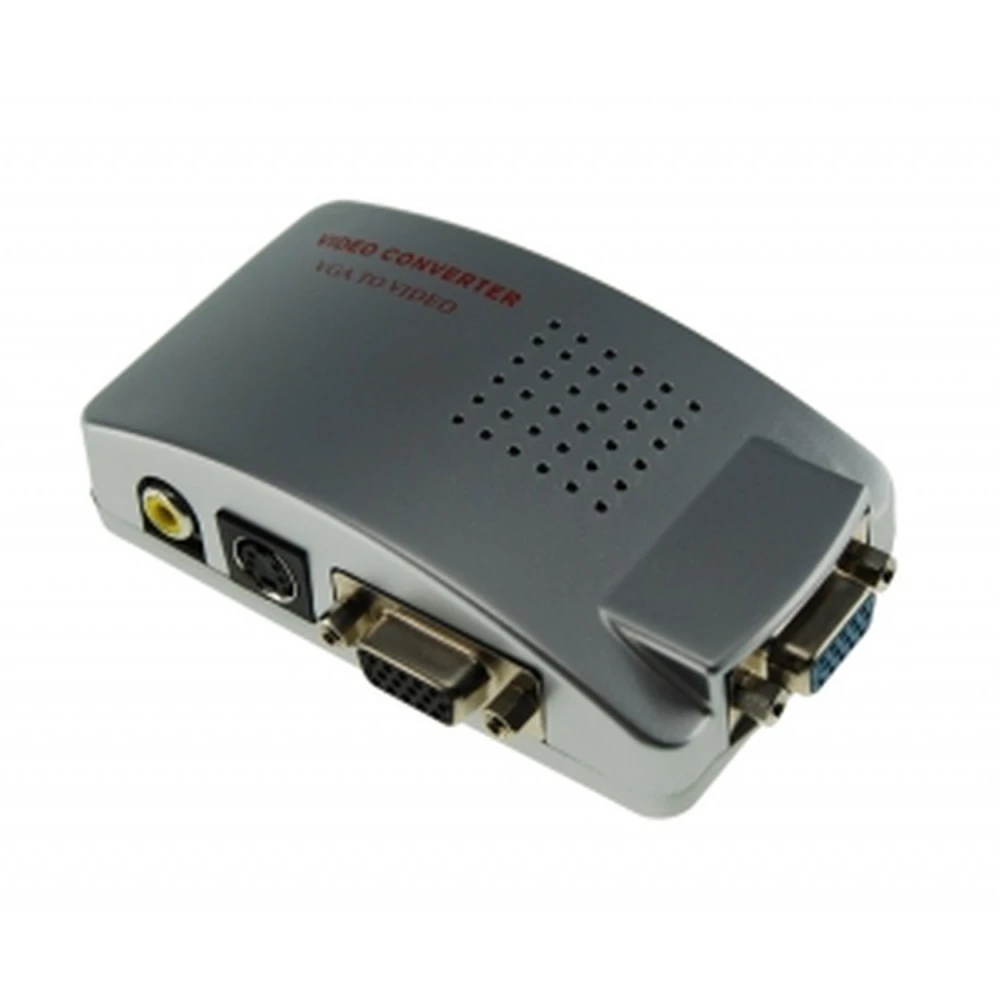 VGA-Signal-Konverter zu RCA-Video und S-Video für TV und Monitor