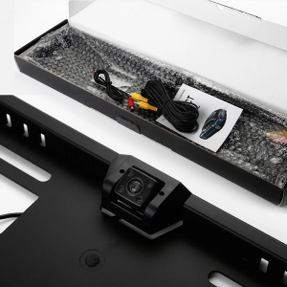 E315 4LED Kennzeichenhalter mit Rückfahrkamera für Auto