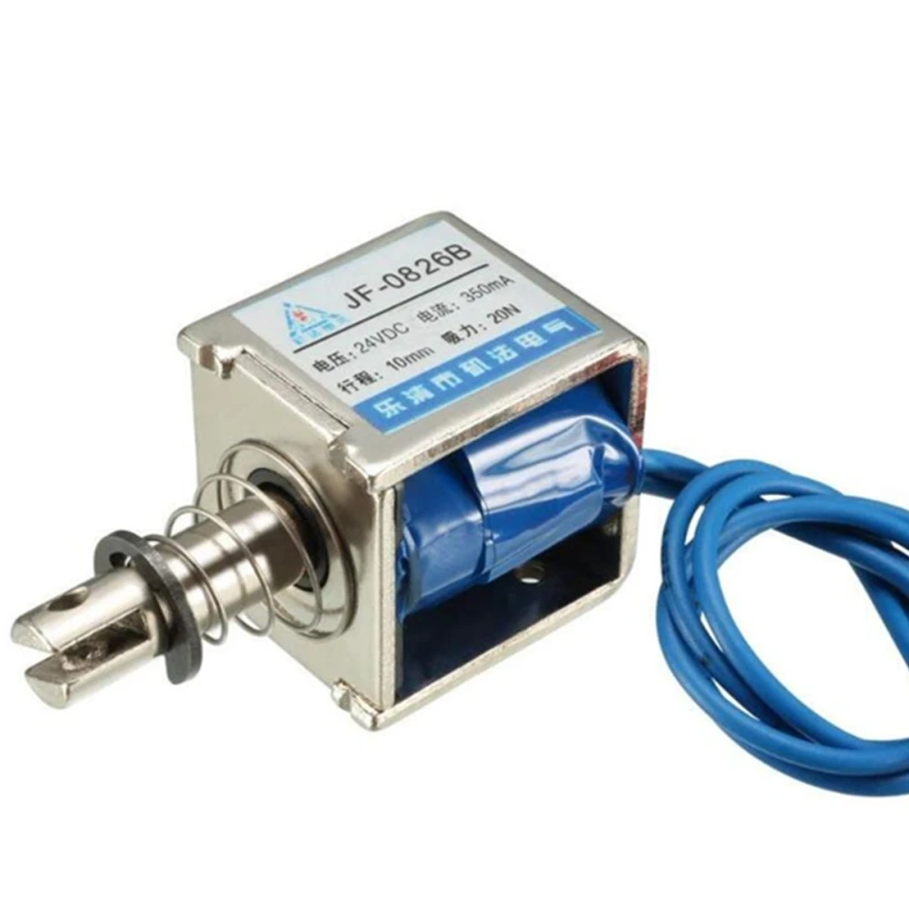 24V Magnetventil JF-0826B mit Feder-Rückstellung