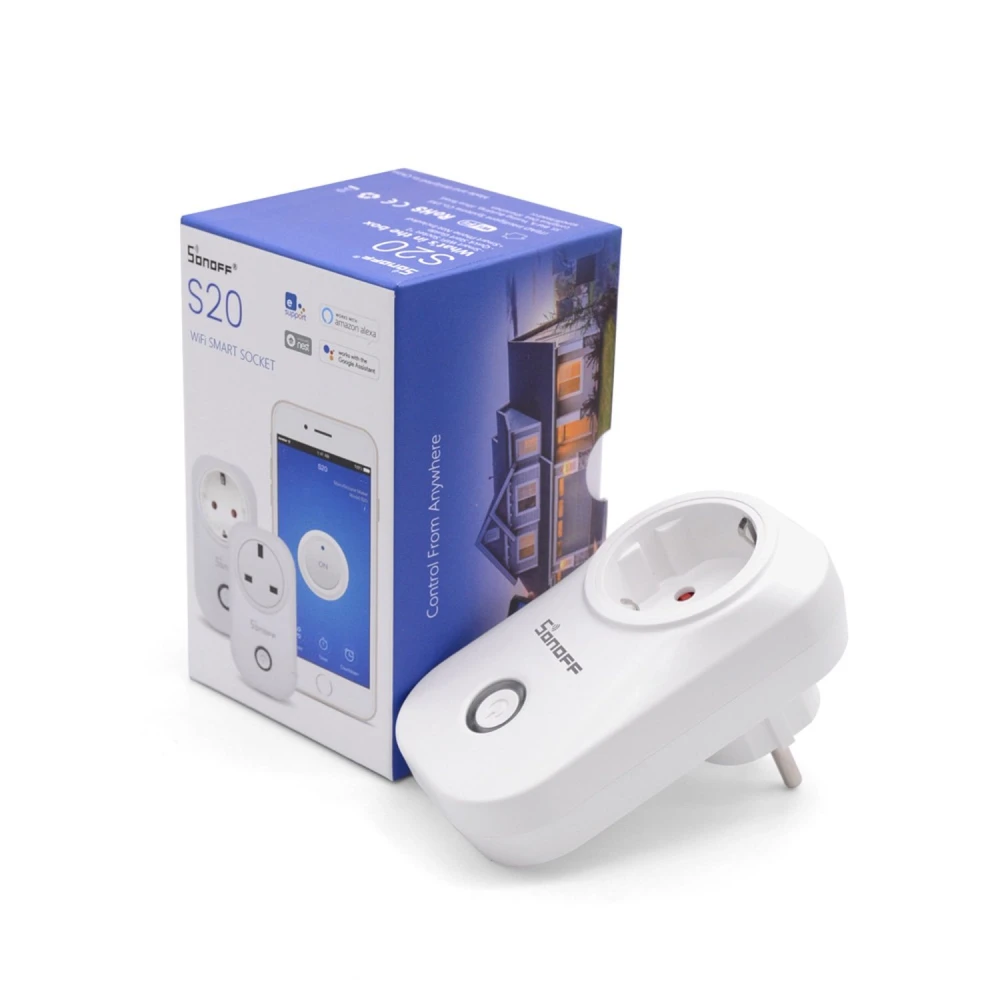 Sonoff S20 Smart Plug - WLAN-Steckdose für App-Steuerung