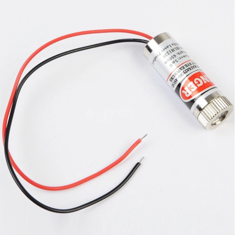 Rotes Laser-Modul 200mw 3V bis 5V mit Punktfokus für Elektronik