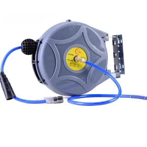 Druckluft-Schlauchaufroller 1/4 mit automatischem Rückzug