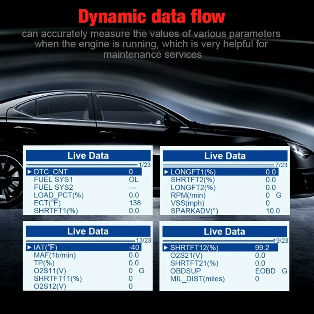 Mercedes-Benz Diagnosescanner Konnwei KW360 12V Komplettsystem