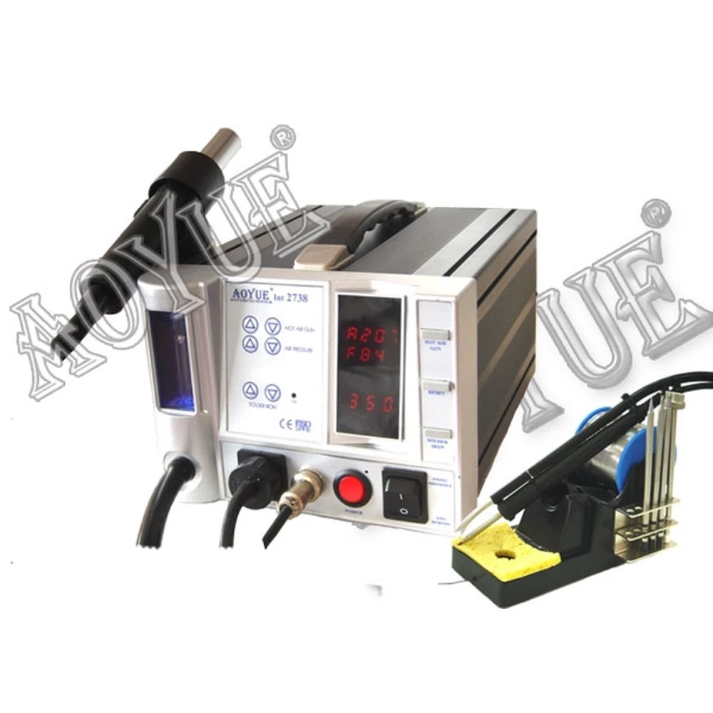 Aoyue INT2738A+ Lötstation mit multifunktionalem 3-in-1-System
