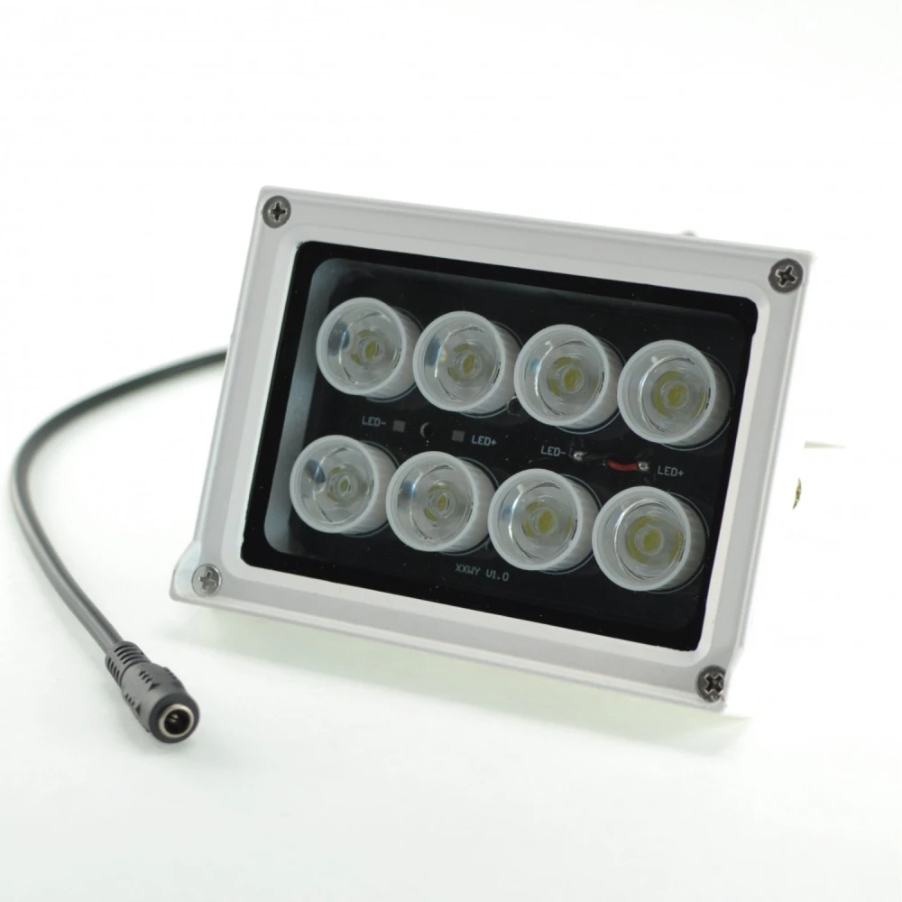 Proyector LED 12V 10W con sensor de luz y protección IP65 para exteriores