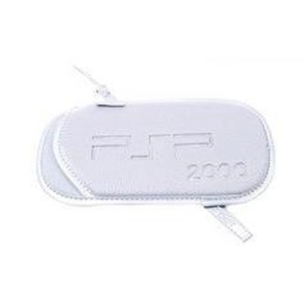 Weiße PSP Slim Hülle mit Trageschlaufe für PSP 2000 und PSP 3000