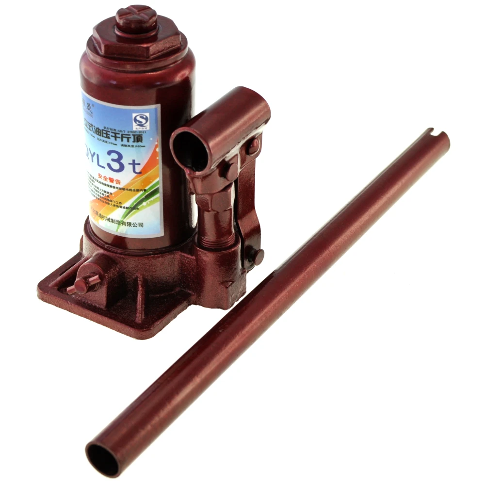 3-Tonnen-Hydraulikflaschenwagenheber für Auto, Wohnwagen & Boot