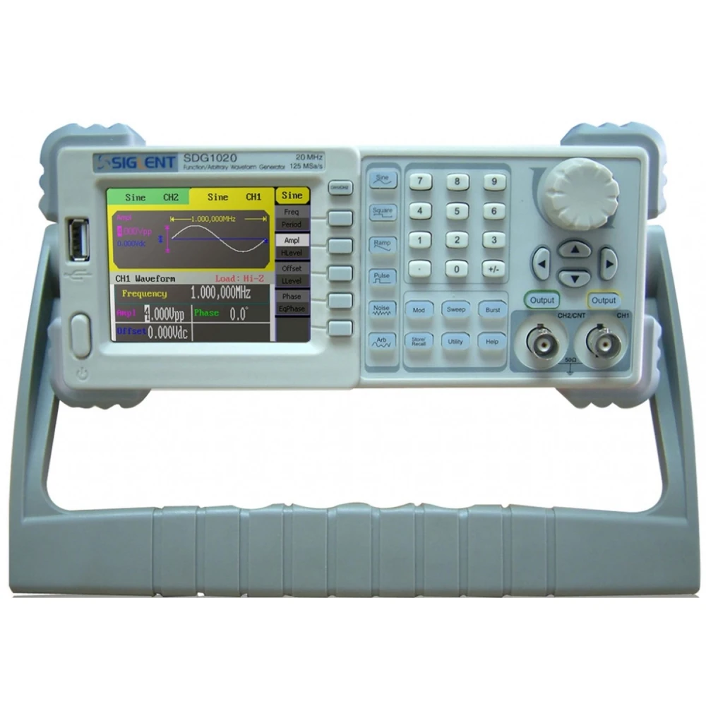 Siglent SDG1020 Arbiträr-Funktionsgenerator 20MHz für Elektronikanwendungen