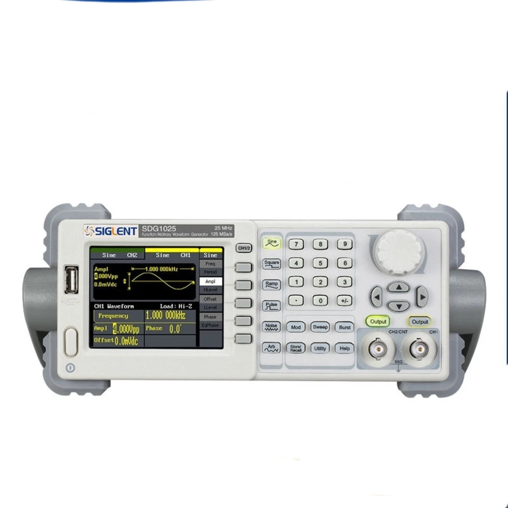 Siglent SDG1025 Arbiträr-Funktionsgenerator 25MHz für Elektronikanwendungen
