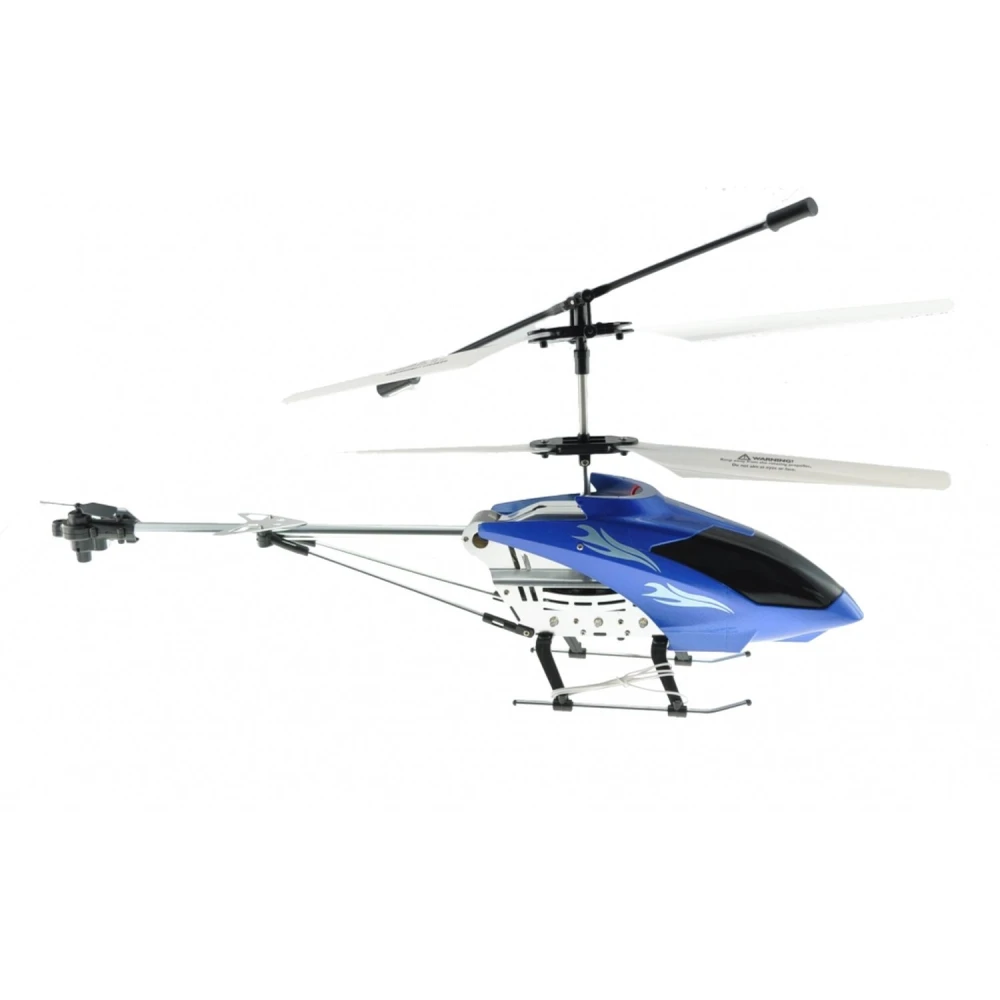 Vista lateral del helicoptero RC modelo A168 de 41 cm