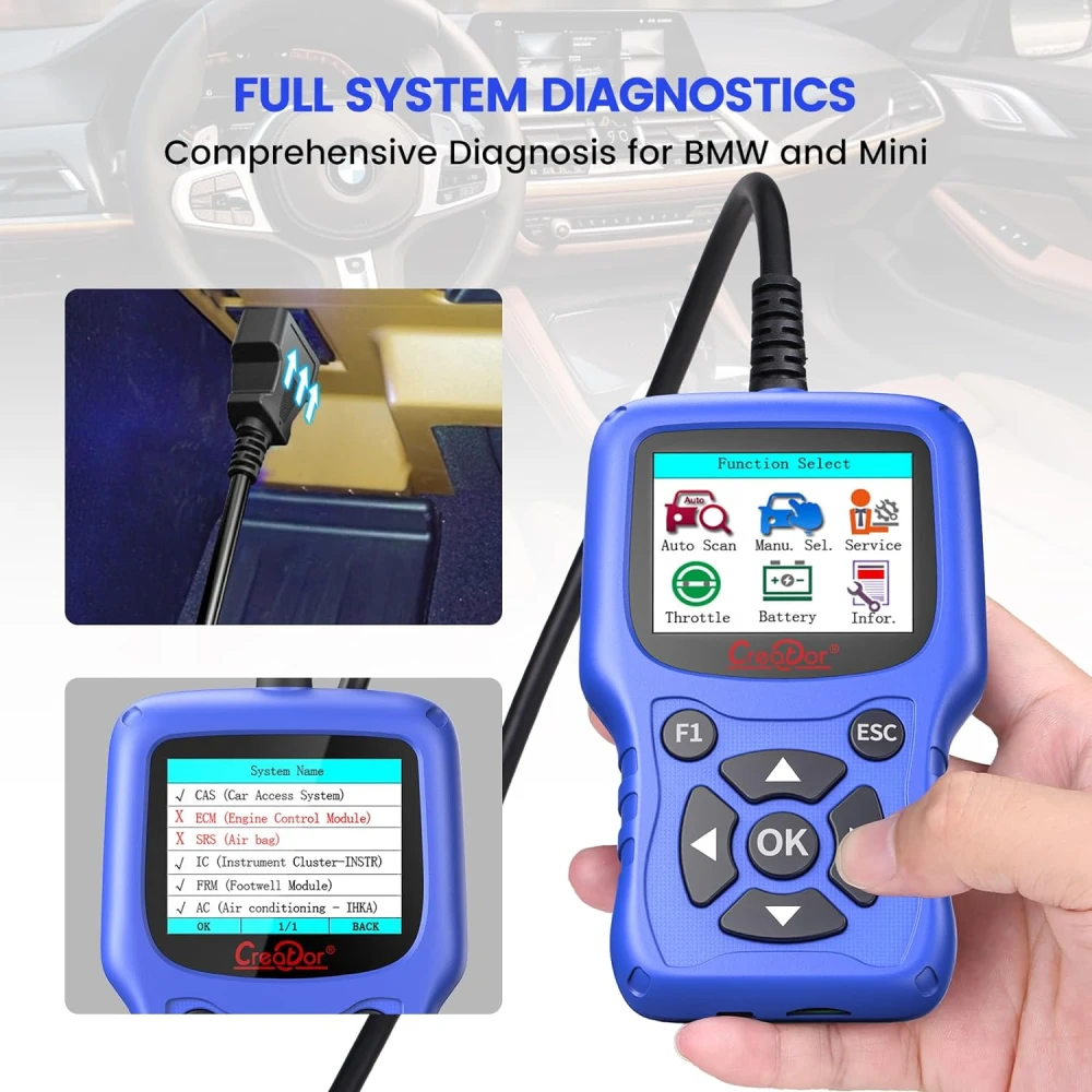 OBD2-Diagnosegerät BMW Creator C420 für BMW und Mini mit erweiterten Funktionen