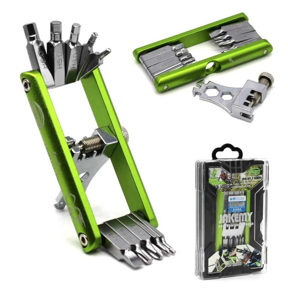11-in-1 Multifunktionswerkzeug JM-PJ1001 für Fahrrad und Motorrad