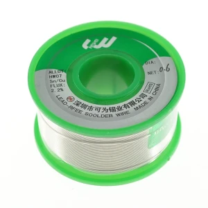 Bleifreies Lötzinn 0,6 mm Sn99 Ag0.3 Cu0.7 auf 100-g-Spule