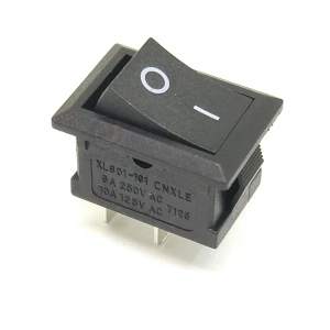 satkit XL601 Wippschalter Schwarz - Kompakter und einfach zu montierender ON/OFF-Schalter